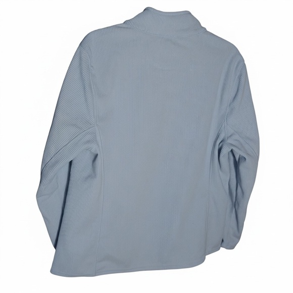 Andrew Marc Ribbed Full Zip Jacket - Picture 3 of 7